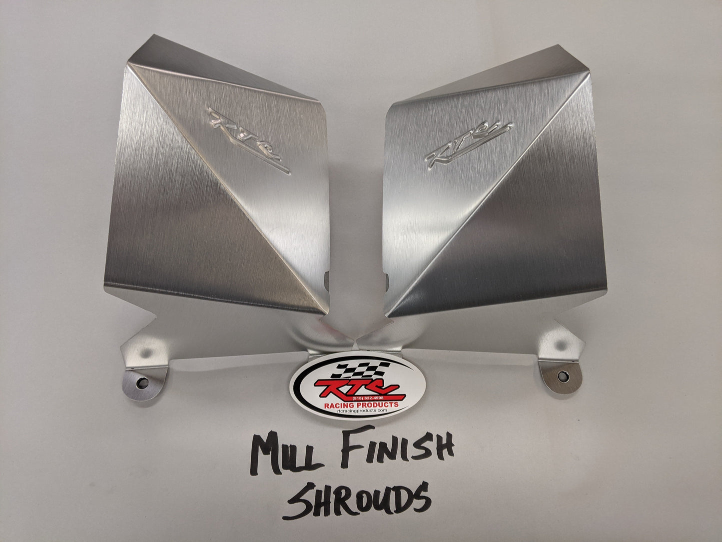 Mill Finish Radiator Shrouds and Louvers Set